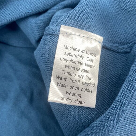 DSTRCT&ROW Sweater Mens Size XXL Collared Blue Stripe Pullover Stitchfix NWT - Picture 8 of 10